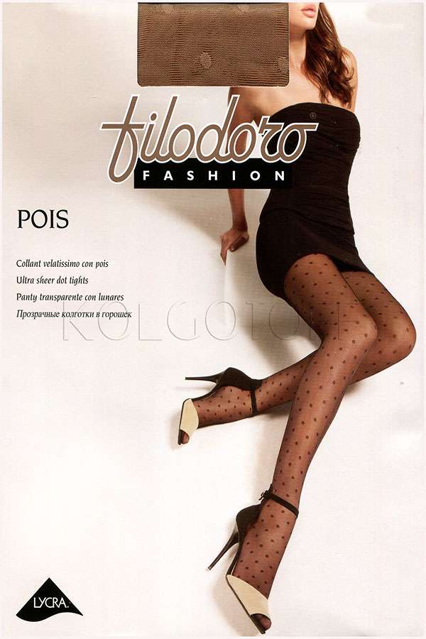 Колготки з візерунком в горошок FILODORO Fashion POIS